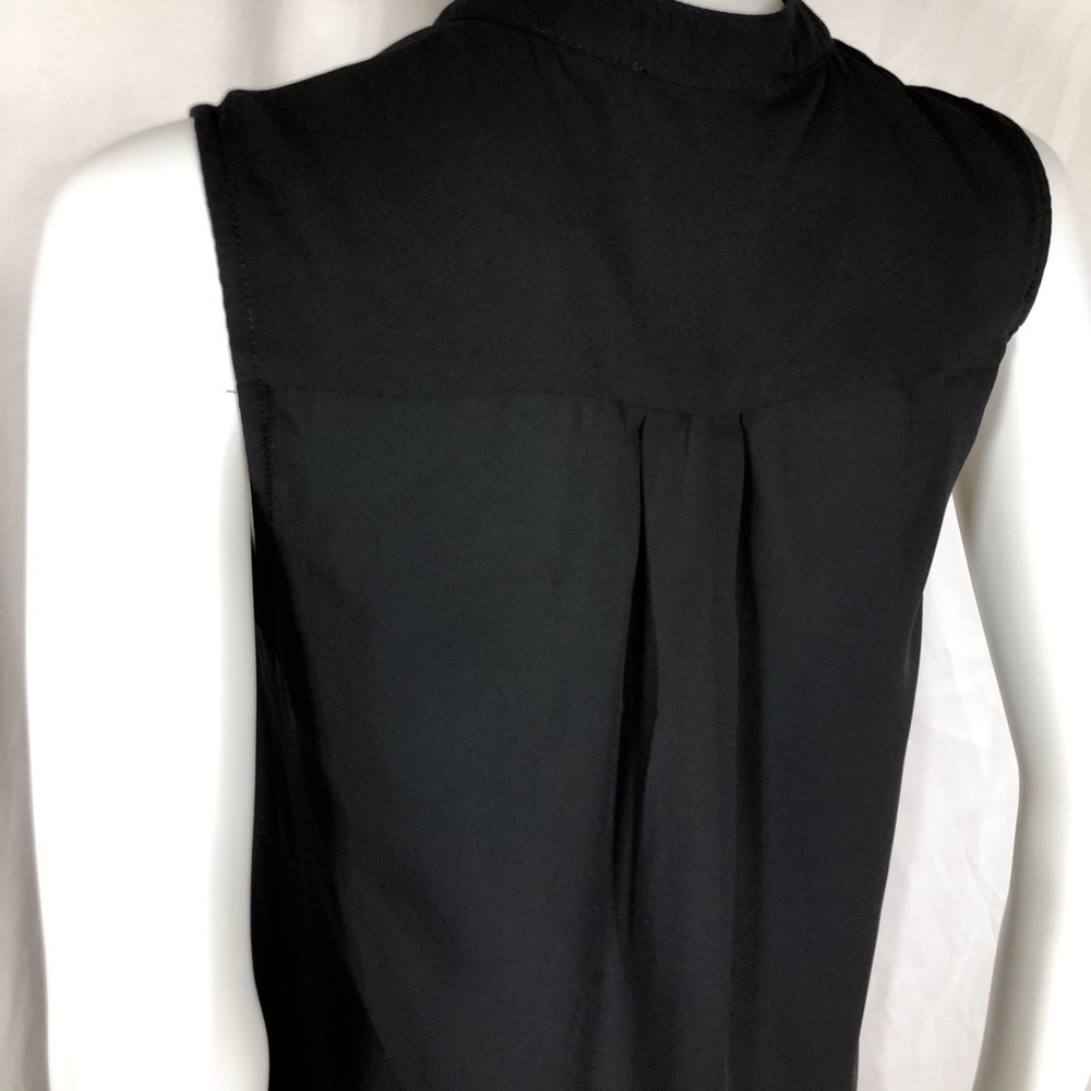 Forever 21 Black High Low Sleeveless Shirt Dress - Picture 5 of 7